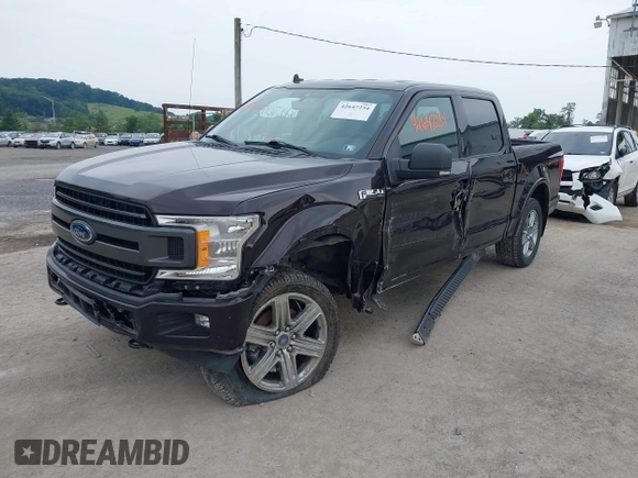 2019 Ford F-150 XL with VIN 1FTEW1E45KFC15573, listed as a IAAI auction lot 42647234 with 66,267 mi miles and . Bid and sale history available at DreamBid. Image 6.