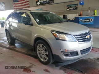 2015 Chevrolet Traverse LT with VIN 1GNKVGKD4FJ155664, listed as a Copart auction lot 60278545 with 112,115 mi miles and Salvage title. Bid and sale history available at DreamBid. Image 4.