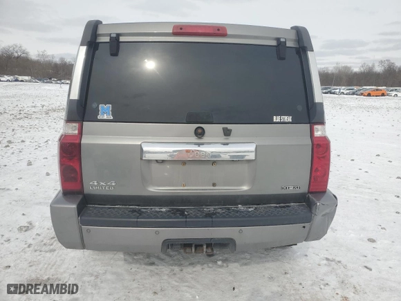 2007 Jeep Commander Limited with VIN 1J8HG58277C697105, listed as a Copart auction lot 46043315 with 173,061 mi miles and Salvage Title. Bid and sale history available at carsss.com. Image 6.