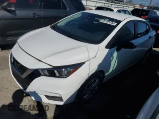 2021 Nissan Versa S with VIN 3N1CN8DV2ML807179, listed as a Copart auction lot 82795944 with 60,752 mi miles and Salvage Title. Bid and sale history available at carsss.com. Image 1.