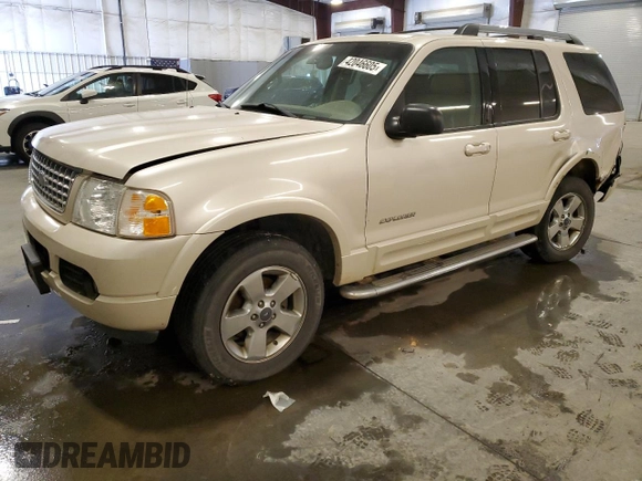 2005 Ford Explorer Limited with VIN 1FMDU75W15ZA64669, listed as a Copart auction lot 42046605 with 221,596 mi miles and Salvage title. Bid and sale history available at DreamBid. Image 1.