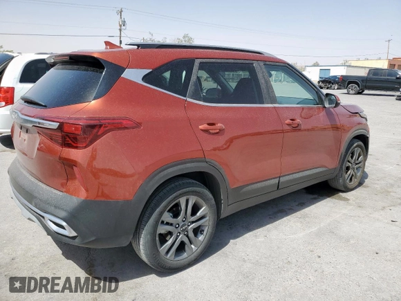 2023 Kia Seltos S with VIN KNDEU2AAXP7373786, listed as a Copart auction lot 57609165 with 6,524 mi miles and Clean title. Bid and sale history available at DreamBid. Image 3.