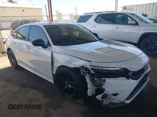 2023 Honda Civic Sport with VIN 2HGFE2F52PH545263, listed as a IAAI auction lot 42277312 with 35,026 mi miles and . Bid and sale history available at DreamBid. Image 1.