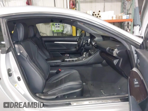 2015 Lexus RC 350 F Sport with VIN JTHSE5BC5F5001699, listed as a IAAI auction lot 41394274 with 150,319 mi miles and . Bid and sale history available at carsss.com. Image 5.
