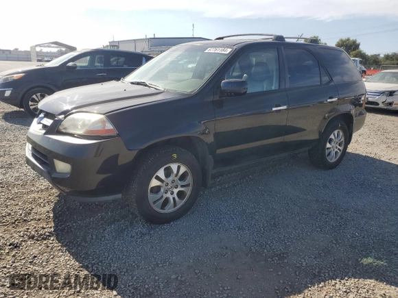 2003 Acura MDX Touring Pkg RES w/Navigation System with VIN 2HNYD18973H555392, listed as a Copart auction lot 67761184 with 0 mi miles and Salvage Title. Bid and sale history available at carsss.com. Image 1.