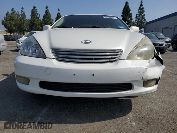 2002 Lexus ES 300 z VIN JTHBF30GX25014756, wystawiony jako Copart lot #59899805 z przebiegiem 158 702 mil mil oraz Szkoda całkowita • Salvage title. Historia ofert i sprzedaży dostępna na DreamBid. Obrazek 5.