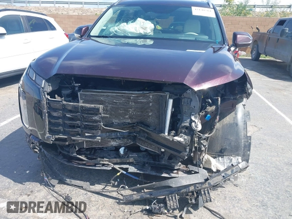 2023 Hyundai Palisade Limited with VIN KM8R5DGEXPU521968, listed as a IAAI auction lot 42148561 with 81,209 mi miles and . Bid and sale history available at DreamBid. Image 6.