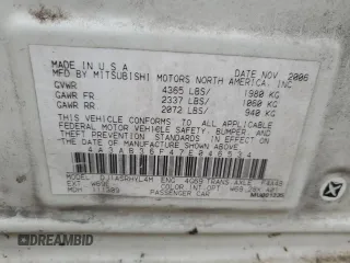 2007 Mitsubishi Galant ES with VIN 4A3AB36F47E046534, listed as a Copart auction lot 43362785 with 236,050 mi miles and Salvage Title. Bid and sale history available at carsss.com. Image 13.
