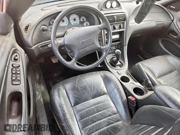 2001 Ford Mustang GT Deluxe with VIN 1FAFP45X31F148246, listed as a Copart auction lot 63087385 with 114,051 mi miles and Salvage title. Bid and sale history available at DreamBid. Image 8.