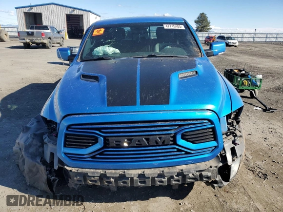 2018 Ram 1500 Night with VIN 1C6RR7MT0JS221413, listed as a Copart auction lot 47716405 with 113,674 mi miles and Salvage Title. Bid and sale history available at carsss.com. Image 5.