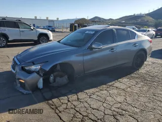 2014 Infiniti Q50 Sport z VIN JN1BV7AP1EM675499, wystawiony jako Copart lot #47053375 z przebiegiem 132 983 mil mil oraz Szkoda całkowita • Salvage title. Historia ofert i sprzedaży dostępna na DreamBid. Obrazek 1.