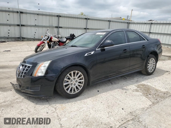2012 Cadillac CTS with VIN 1G6DC5E56C0129152, listed as a Copart auction lot 55173295 with 93,551 mi miles and Salvage title. Bid and sale history available at DreamBid. Image 1.