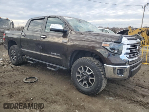 2021 Toyota Tundra Limited z VIN 5TFHY5F10MX013322, wystawiony jako Copart lot #46177705 z przebiegiem 22 103 mil mil oraz Szkoda całkowita • Salvage title. Historia ofert i sprzedaży dostępna na DreamBid. Obrazek 4.