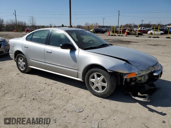 2004 Oldsmobile Alero GL1 with VIN 1G3NL52F34C132430, listed as a Copart auction lot 48555335 with 252,029 mi miles and Clean Title. Bid and sale history available at DreamBid. Image 4.