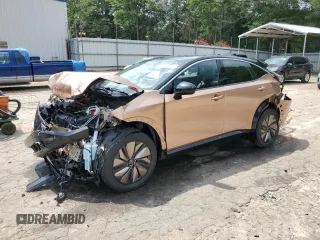2023 Nissan ARIYA Evolve+ z VIN JN1BF0BA1PM402015, wystawiony jako Copart lot #65815584 z przebiegiem 29 556 mil mil oraz Szkoda całkowita • Salvage title. Historia ofert i sprzedaży dostępna na DreamBid. Obrazek 1.