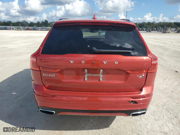 2021 Volvo XC60 R-Design with VIN YV4A22RMXM1869508, listed as a Copart auction lot 87094584 with 12,448 mi miles and Non Repairable. Bid and sale history available at carsss.com. Image 6.