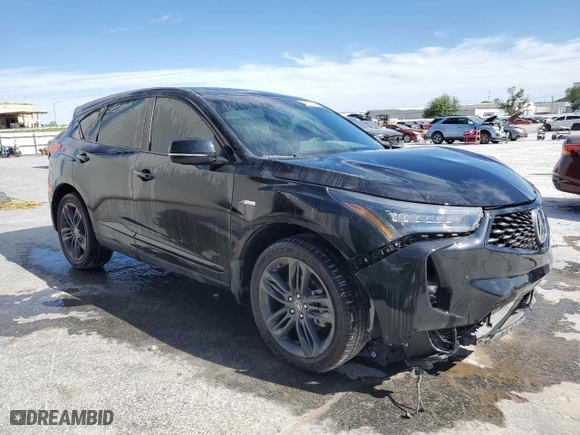 2023 Acura RDX w/A-Spec Package with VIN 5J8TC1H6XPL005137, listed as a Copart auction lot 70374543 with 1,899 mi miles and Salvage Title. Bid and sale history available at carsss.com. Image 4.