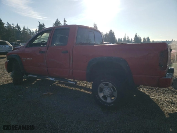 2003 Dodge Ram 2500 ST with VIN 3D7KU28D03G706326, listed as a Copart auction lot 41980085 with 156,475 mi miles and Salvage Title. Bid and sale history available at carsss.com. Image 2.