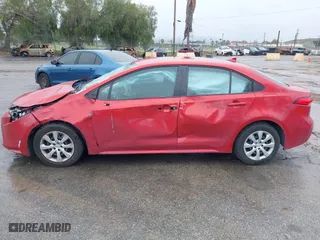 2020 Toyota Corolla LE with VIN 5YFEPRAE1LP096201, listed as a IAAI auction lot 41808175 with 90,111 mi miles. Bid and sale history available at carsss.com. Image 14.