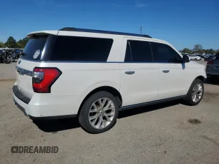 2018 Ford Expedition Max Limited z VIN 1FMJK1KT9JEA37706, wystawiony jako Copart lot #49490215 z przebiegiem 145 774 mil mil oraz Szkoda całkowita • Salvage title. Historia ofert i sprzedaży dostępna na DreamBid. Obrazek 3.