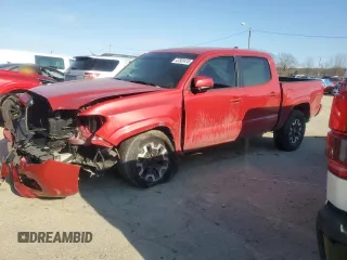 2016 Toyota Tacoma SR with VIN 3TMCZ5AN1GM022641, listed as a Copart auction lot 47551415 with 141,522 mi miles and Salvage Title. Bid and sale history available at carsss.com. Image 1.
