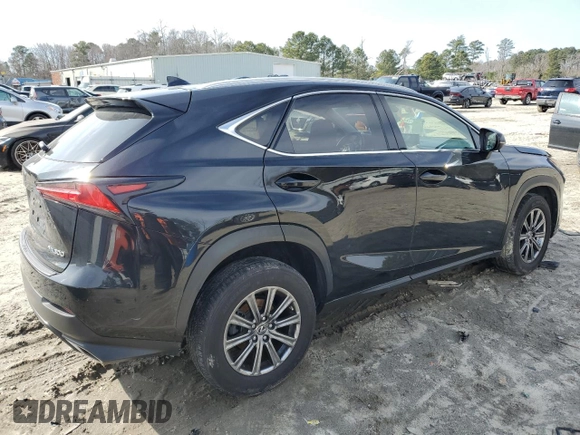2019 Lexus NX with VIN JTJYARBZ3K2125126, listed as a Copart auction lot 45105175 with 93,509 mi miles and Salvage Title. Bid and sale history available at carsss.com. Image 3.