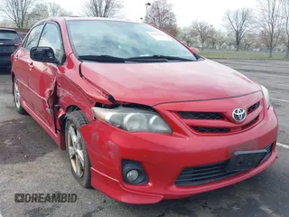 2011 Toyota Corolla L with VIN 2T1BU4EE2BC551676, listed as a IAAI auction lot 41961942 with 172,278 mi miles. Bid and sale history available at carsss.com. Image 1.