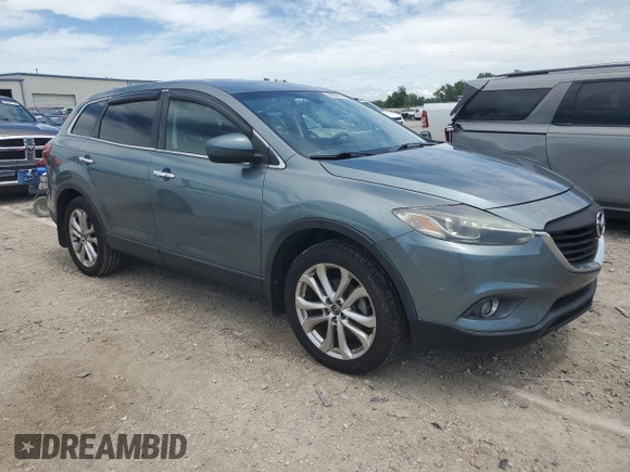 2013 Mazda CX-9 Grand Touring with VIN JM3TB3DA2D0400652, listed as a Copart auction lot 64034265 with 104,339 mi miles and Clean title. Bid and sale history available at DreamBid. Image 4.