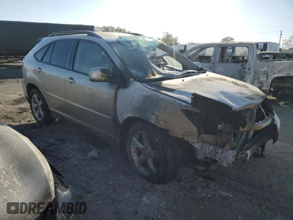 2004 Lexus RX 330 with VIN JTJHA31U540028236, listed as a Copart auction lot 77710994 with Not Provided miles and Salvage Title. Bid and sale history available at carsss.com. Image 4.