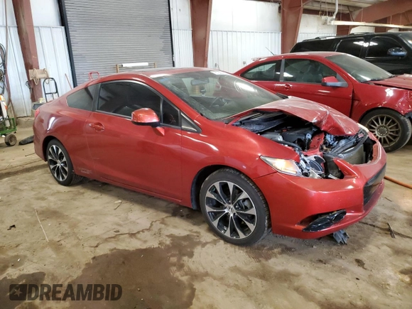 2013 Honda Civic Si with VIN 2HGFG4A59DH706684, listed as a Copart auction lot 61300645 with 129,824 mi miles and Salvage title. Bid and sale history available at DreamBid. Image 4.