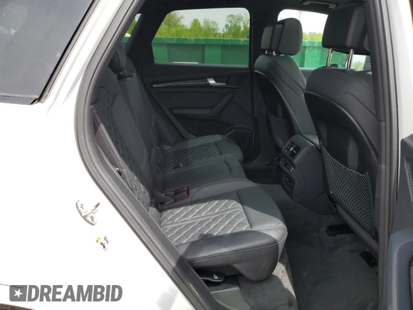 2023 Audi SQ5 Premium Plus with VIN WA1B4AFY1P2059485, listed as a Copart auction lot 53466224 with 16,465 mi miles and Salvage Title. Bid and sale history available at DreamBid. Image 10.