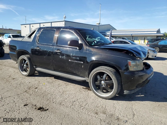 2007 Chevrolet Avalanche LT w/2LT with VIN 3GNEC12J07G206070, listed as a Copart auction lot 76949834 with 0 mi miles and Salvage Title. Bid and sale history available at carsss.com. Image 4.