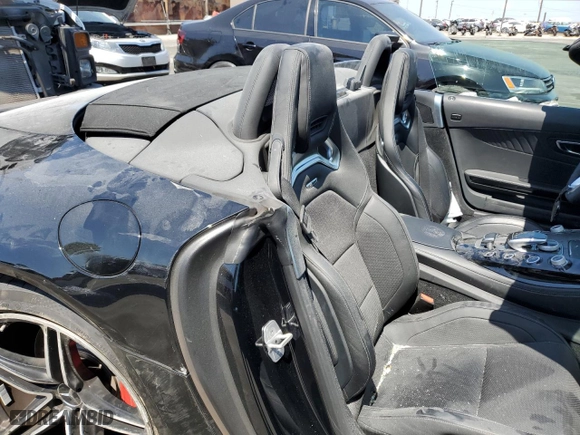 2018 Mercedes-Benz AMG GT with VIN WDDYK8AAXJA014511, listed as a Copart auction lot 58760714 with 11,230 mi miles and Salvage Title. Bid and sale history available at carsss.com. Image 10.