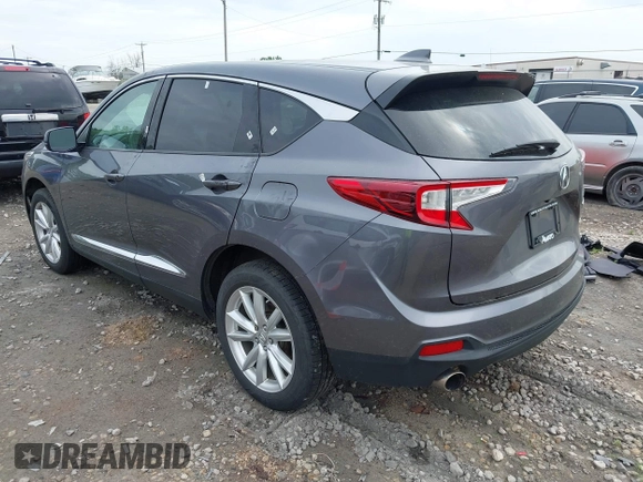 2019 Acura RDX with VIN 5J8TC2H37KL034504, listed as a IAAI auction lot 42451078 with Not provided miles and . Bid and sale history available at DreamBid. Image 3.