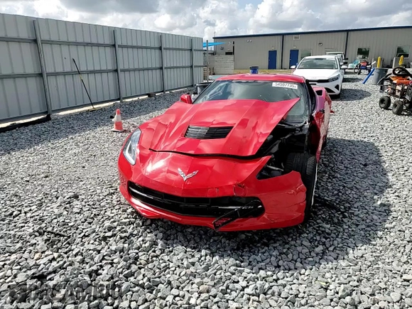 2016 Chevrolet Corvette 1LT with VIN 1G1YB2D72G5122350, listed as a Copart auction lot 54507735 with Not provided miles and Salvage title. Bid and sale history available at DreamBid. Image 14.