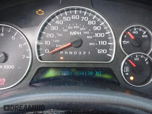 2003 Chevrolet TrailBlazer LTZ with VIN 1GNDT13S832107938, listed as a IAAI auction lot 42208232 with 234,130 mi miles and . Bid and sale history available at DreamBid. Image 7.