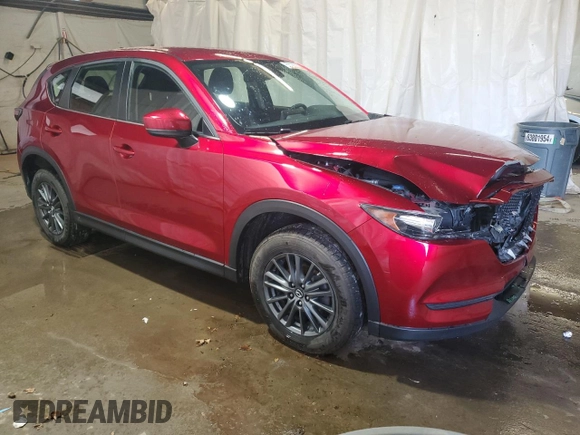 2019 Mazda CX-5 Sport with VIN JM3KFBBMXK0520235, listed as a Copart auction lot 53780355 with 89,281 mi miles and Salvage Title. Bid and sale history available at DreamBid. Image 4.
