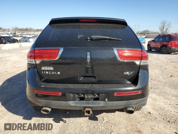 2013 Lincoln MKX with VIN 2LMDJ6JK4DBL25255, listed as a Copart auction lot 48297795 with 166,849 mi miles and Salvage Title. Bid and sale history available at carsss.com. Image 6.
