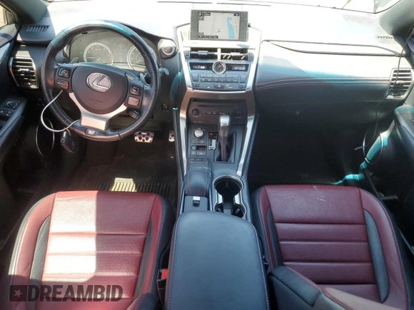 2017 Lexus NX 200t with VIN JTJBARBZ6H2132909, listed as a Copart auction lot 57345325 with 84,294 mi miles and Salvage title. Bid and sale history available at DreamBid. Image 8.