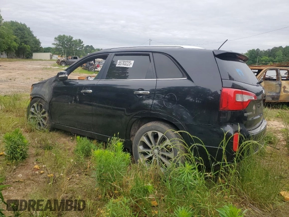 2015 Kia Sorento SX with VIN 5XYKW4A70FG568634, listed as a Copart auction lot 55783225 with Not provided miles and Salvage title. Bid and sale history available at DreamBid. Image 2.
