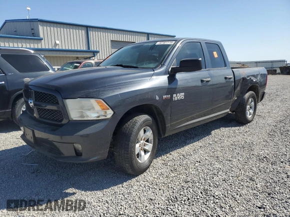 2018 Ram 1500 Tradesman with VIN 1C6RR7FT9JS327579, listed as a Copart auction lot 53161115 with 95,680 mi miles and Salvage title. Bid and sale history available at DreamBid. Image 1.