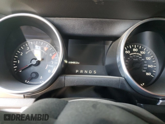 2022 Ford Mustang GT with VIN 1FA6P8CF3N5132593, listed as a Copart auction lot 58328603 with 6,480 mi miles and . Bid and sale history available at DreamBid. Image 9.