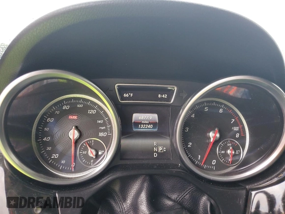 2016 Mercedes-Benz GLE 350 with VIN 4JGDA5HB9GA757934, listed as a Copart auction lot 56551375 with 132,240 mi miles and Salvage title. Bid and sale history available at DreamBid. Image 9.