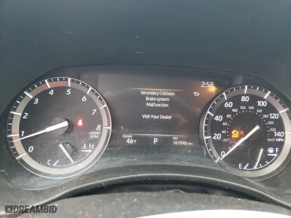2020 Toyota Highlander XLE with VIN 5TDHZRBH0LS511869, listed as a Copart auction lot 43069265 with 107,098 mi miles and Salvage Title. Bid and sale history available at carsss.com. Image 9.