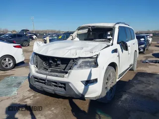 2021 Nissan Armada Platinum with VIN JN8AY2DA4M9371454, listed as a IAAI auction lot 41685753 with 1 mi miles. Bid and sale history available at carsss.com. Image 2.