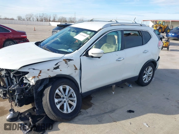 2015 Nissan Rogue SL with VIN 5N1AT2MT5FC920043, listed as a IAAI auction lot 41353089 with 1 mi miles. Bid and sale history available at carsss.com. Image 16.