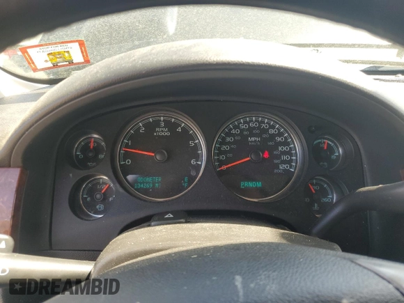 2013 Chevrolet Avalanche LTZ with VIN 3GNTKGE76DG223917, listed as a Copart auction lot 54207885 with 134,269 mi miles and Salvage title. Bid and sale history available at DreamBid. Image 9.