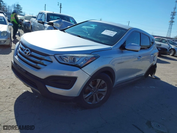 2016 Hyundai Santa Fe Sport with VIN 5XYZTDLBXGG329523, listed as a IAAI auction lot 41257051 with 106,276 mi miles. Bid and sale history available at carsss.com. Image 17.