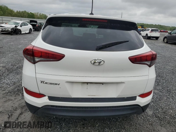 2017 Hyundai Tucson SE with VIN KM8J23A4XHU386492, listed as a Copart auction lot 52022475 with 73,155 mi miles and Salvage Title. Bid and sale history available at DreamBid. Image 6.