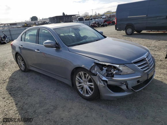 2014 Hyundai Genesis 3.8L with VIN KMHGC4DD3EU260379, listed as a Copart auction lot 42351225 with 169,992 mi miles and Salvage Title. Bid and sale history available at carsss.com. Image 4.